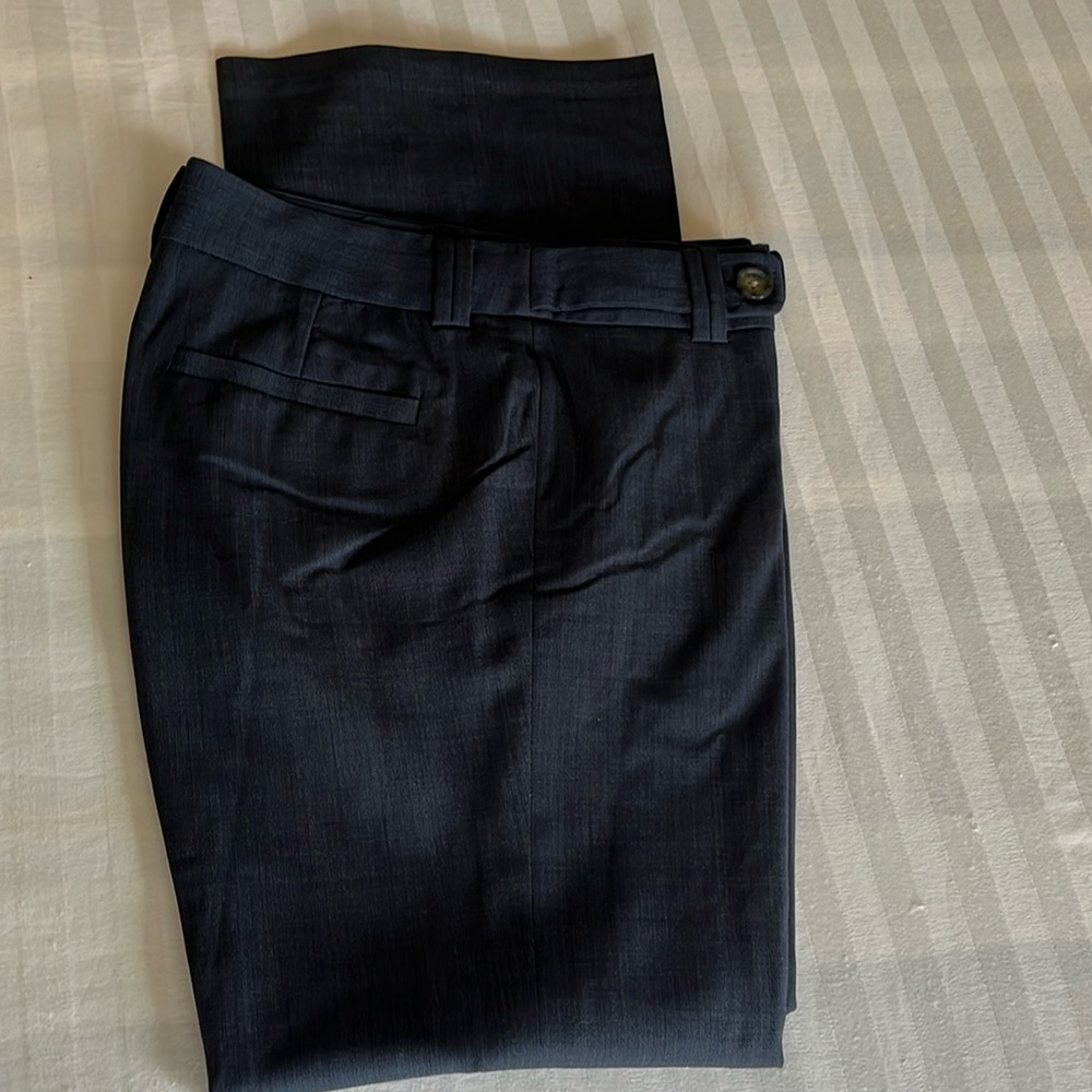 Nice dark blue/navy trousers/pants/slacks. Women’s size 6.